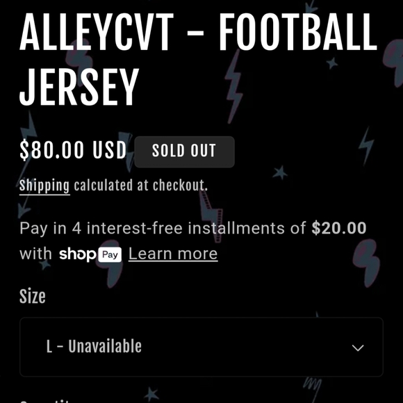 ALLEYCVT Football Jersey (Out of Stock) - Picture 11 of 11